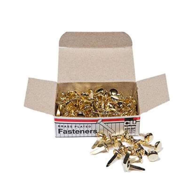 Fasteners Brass Plated (1", 100 Pack) - Image 4