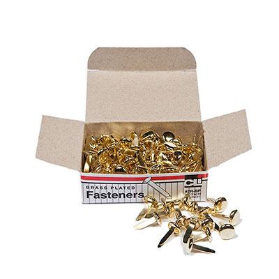 Fasteners Brass Plated (1", 100 Pack) - Image 8